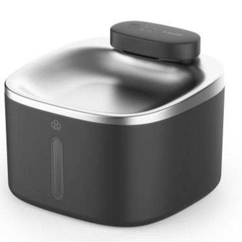 Oneisall Wireless & Stainless Steel Cat Water Fountain, 3.5L/118Oz Automatic Cat Water Fountain,304 Stainless Steel,Cordless & Rechargeable with Motion Sensor and Low Noise