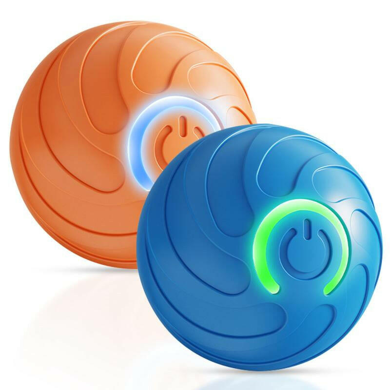 SPOVEN Intelligent Jumping Vibration Interactive Dog Ball, Automatic Sports Bouncing Ball Toy, Suitable for Small/Large Dogs, Durable Resistant Chewing Design, USB Rechargeable