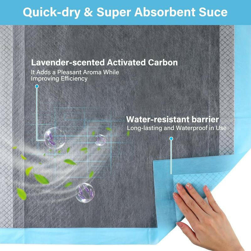 Super-Absorbent Waterproof Dog & Cat and Puppy Pet Training Pad, Housebreaking Pet Pad, 100-Count Small-Size