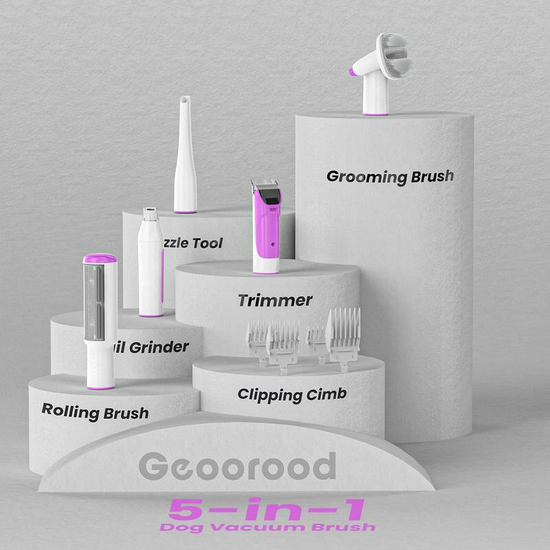 Geoorood Dog Grooming Vacuum Kit with 13000Pa Suction Power & 2.2L Dust Collection for Furry Animal Cleaning #Tiktokshopbacktoschool