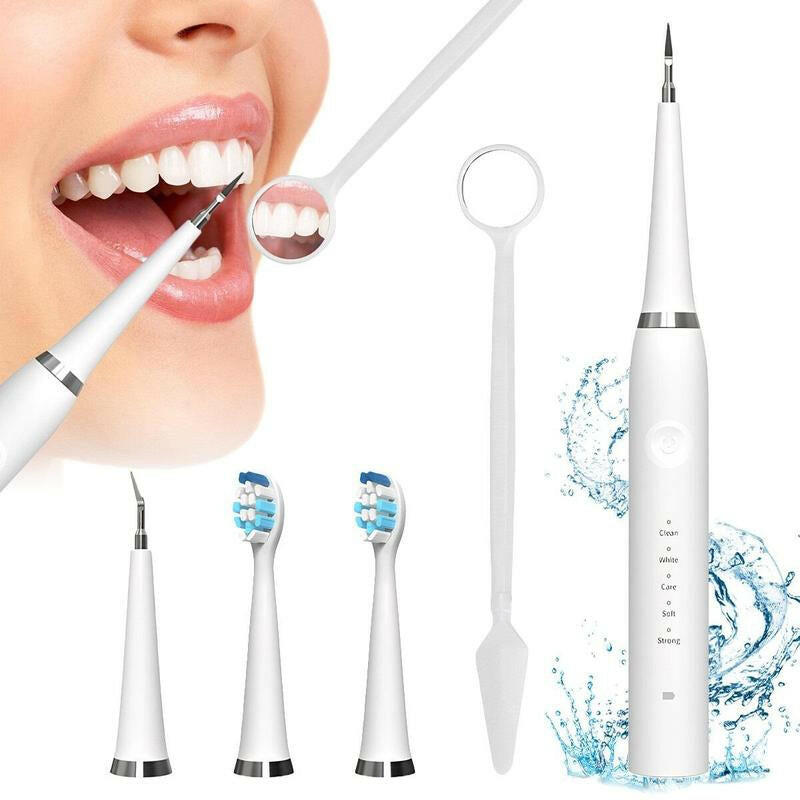 Oceantree Electric Teeth Cleaner Tartar Ultrasonic Tooth Cleaner Teeth Dental Scaler Tartar Remover Usb Electric Tooth Brush Electric Toothbrushes for Adult