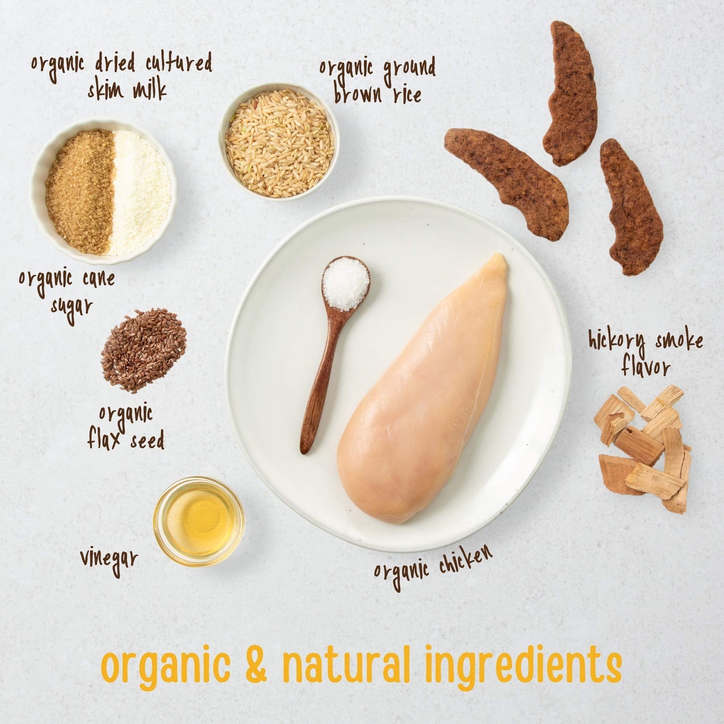 Organic Chicken Jerky Treats for Dogs All Natural Human Grade 2 Pound Pack