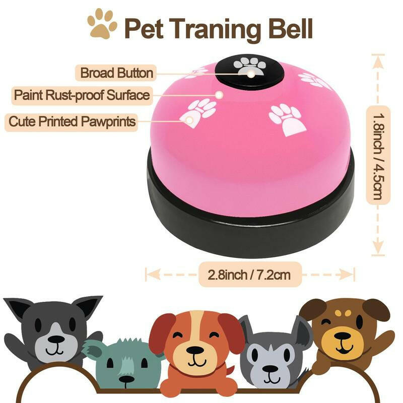 2-Pack Dog Door Bells for Effective Potty Training - Puppy Doorbell Jingle for Convenient Outdoor Access - Pet Accessories