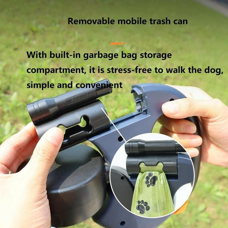 Tangle-Free Dual Dog Leash with 360° Swivel Head – for 2 Small to Medium Dogs (30 Lbs), 10Ft Retractable Leash, Lightweight Anti-Wear Handle, Dogaccessories,Puppy Essentials