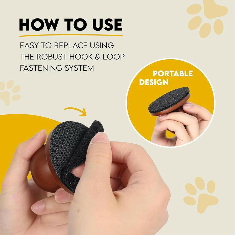 Dog Nail File, Cat Nail File, Dog Nail File Board - Stress-Free Nail Filing for Dogs, Nail File for Dogs, Dog Scratch Pad for Nails, Made from 100% Real Wood