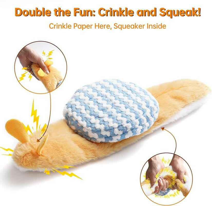 Nocciola 5 PCS Nature'S Call Crinkle Dog Toys, No Stuffing Plush Baby Animals with Squeaker, Tug & Chew Toy for All Breeds, Boredom Relief Puppy Toys