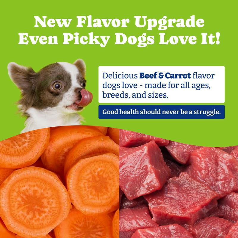 Flea & Tick Prevention for Dogs Chewables, Yoyobay Natural Dog Fleas and Ticks Control Supplement, Dogs Supplement, Natural Shield 5-In-1 Protection, Beef & Carrot Flavor, 70 Soft Chews