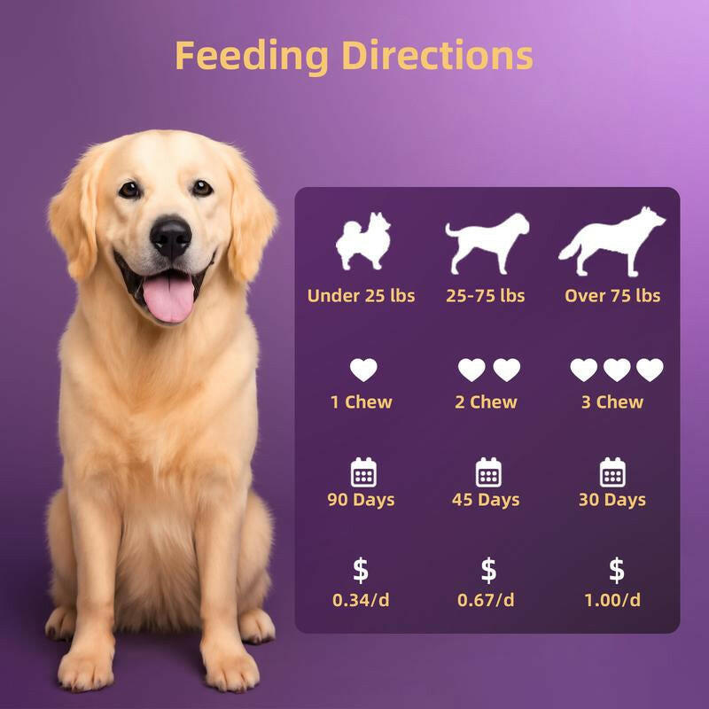 Hapwag Probiotic Soft Chews for Dogs – Digestive Health & Allergy Relief Dog Treats