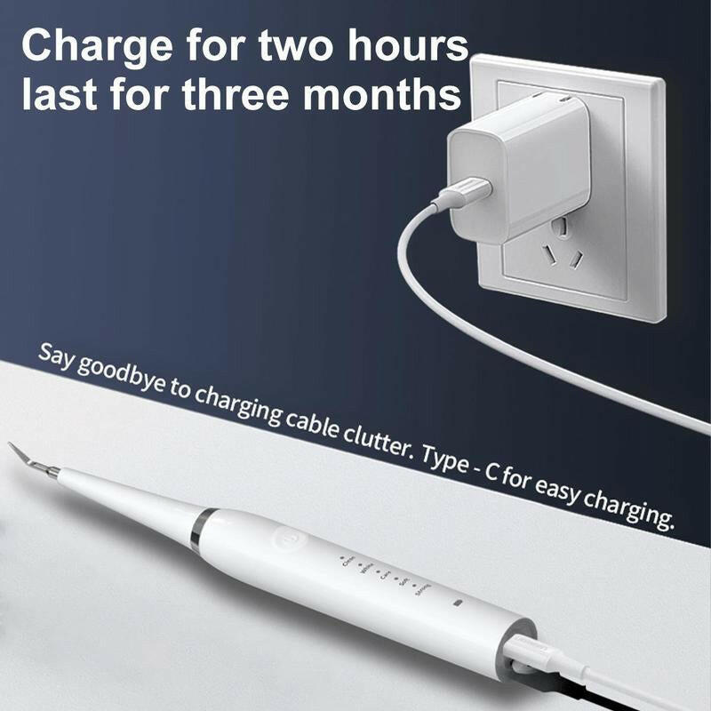 Oceantree Electric Teeth Cleaner Tartar Ultrasonic Tooth Cleaner Teeth Dental Scaler Tartar Remover Usb Electric Tooth Brush Electric Toothbrushes for Adult
