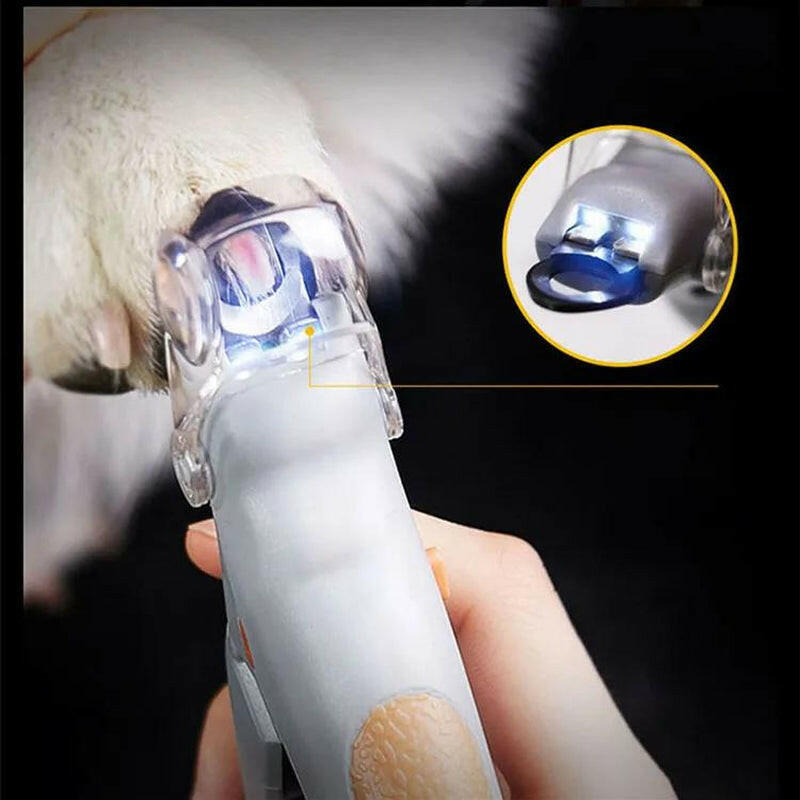 Professional Pet Nail Clipper Scissors with LED Light Cat Dog Nail Clippers Tool Scissors Nail Toeclaw Cutter Scissors Pet Suppl