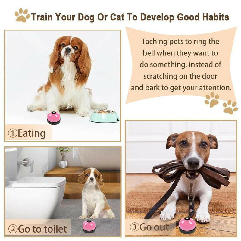 2-Pack Dog Door Bells for Effective Potty Training - Puppy Doorbell Jingle for Convenient Outdoor Access - Pet Accessories