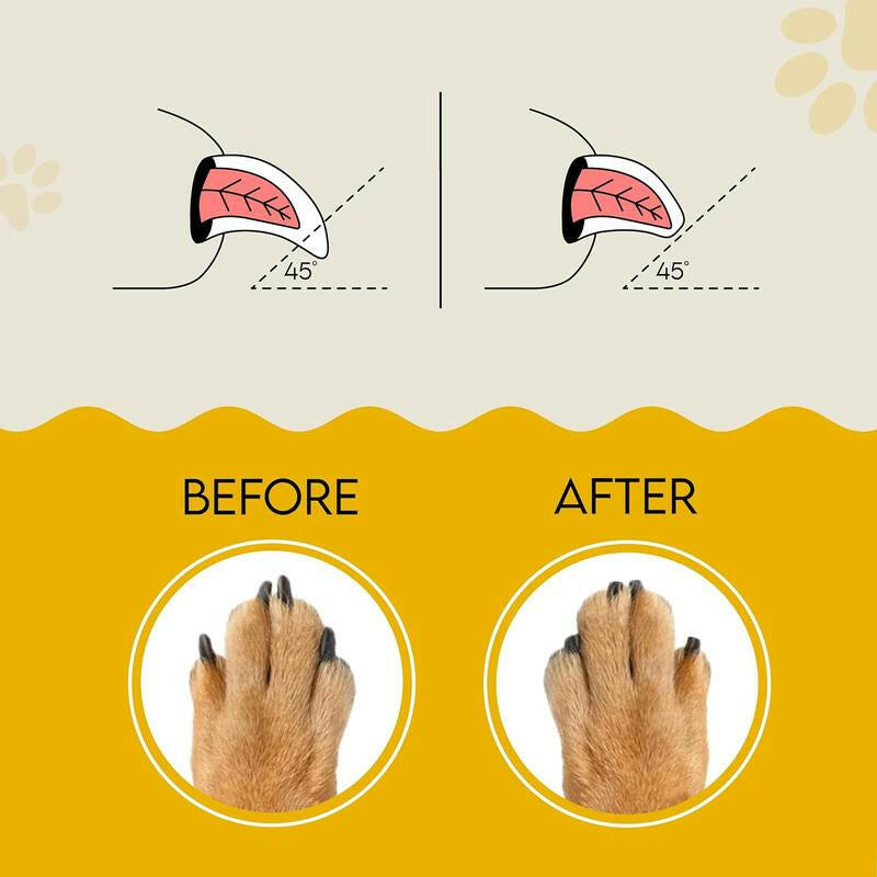 Dog Nail File, Cat Nail File, Dog Nail File Board - Stress-Free Nail Filing for Dogs, Nail File for Dogs, Dog Scratch Pad for Nails, Made from 100% Real Wood