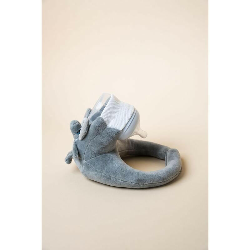 Elephant Fuzzy Feeder Baby Bottle Holder
