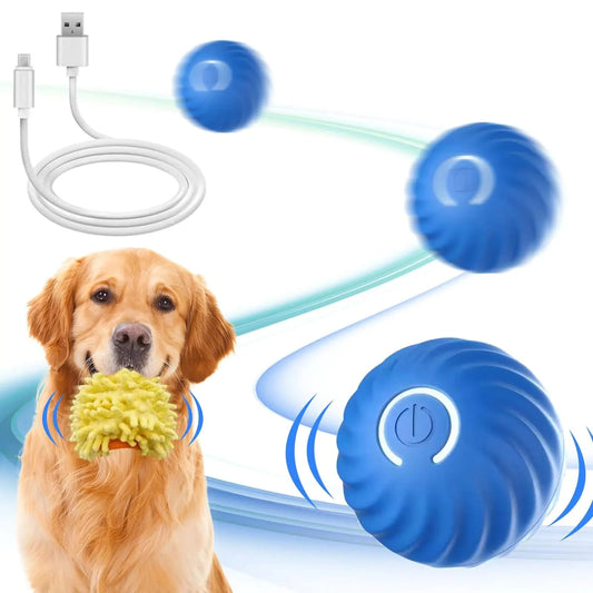 TJYAEKLTD Interactive Dog Toys Ball Automatic Moving Bouncing Rotating Ball with USB Rechargeable for/Small/Medium/Large Dogs Active Self Rolling Dog Ball for Dogs Enrichment - Pets Best shop