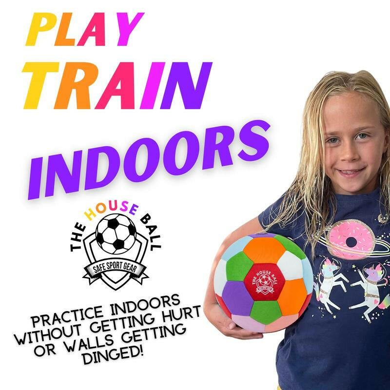 The House Ball - Soft Soccer Ball Designed for inside Your House - Size 4