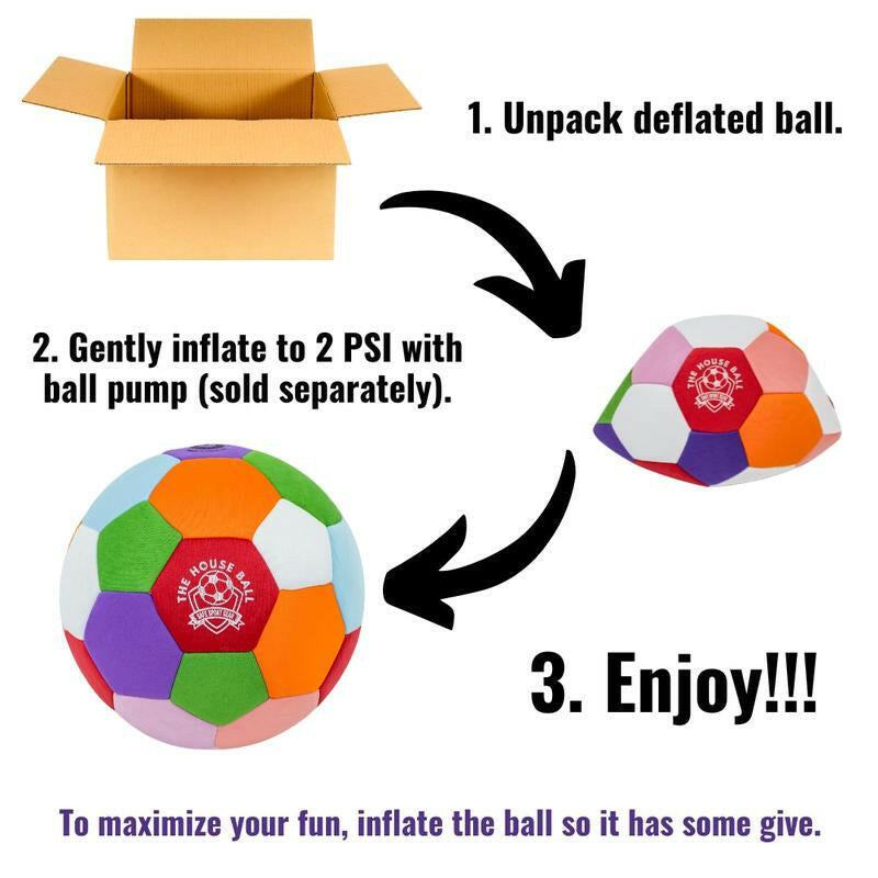 The House Ball - Soft Soccer Ball Designed for inside Your House - Size 4