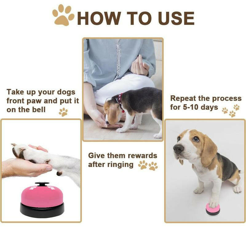 2-Pack Dog Door Bells for Effective Potty Training - Puppy Doorbell Jingle for Convenient Outdoor Access - Pet Accessories