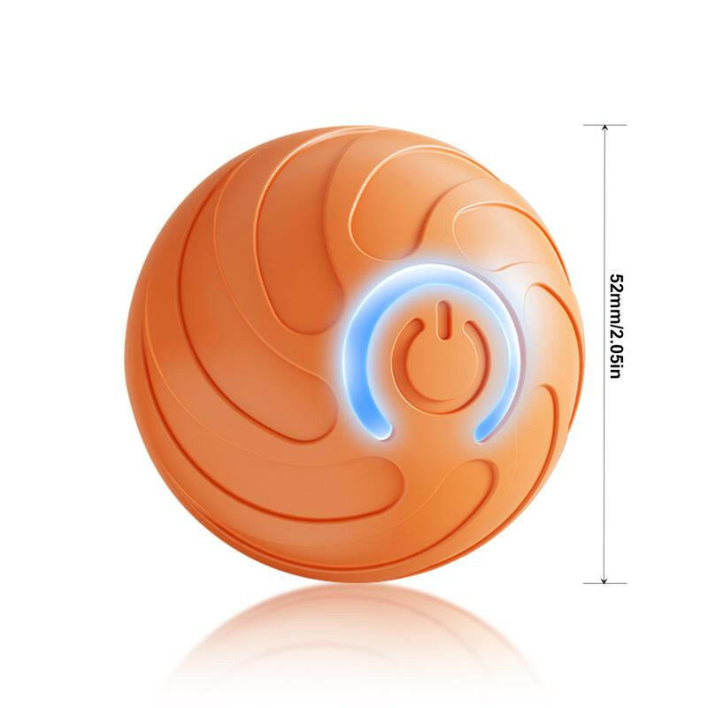 SPOVEN Intelligent Jumping Vibration Interactive Dog Ball, Automatic Sports Bouncing Ball Toy, Suitable for Small/Large Dogs, Durable Resistant Chewing Design, USB Rechargeable