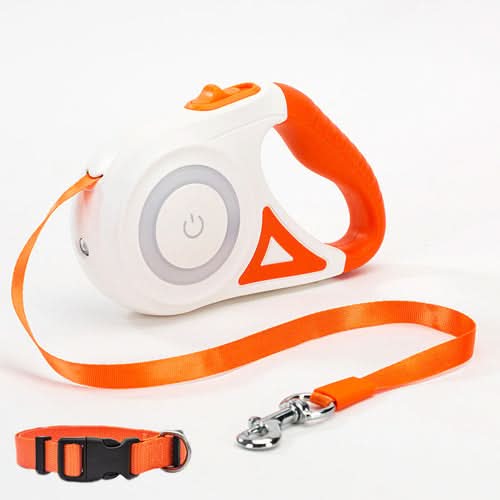 Dog Leash Retractable Leash And Dog Collar Spotlight Automatic Pet Dog - Pets Best shop
