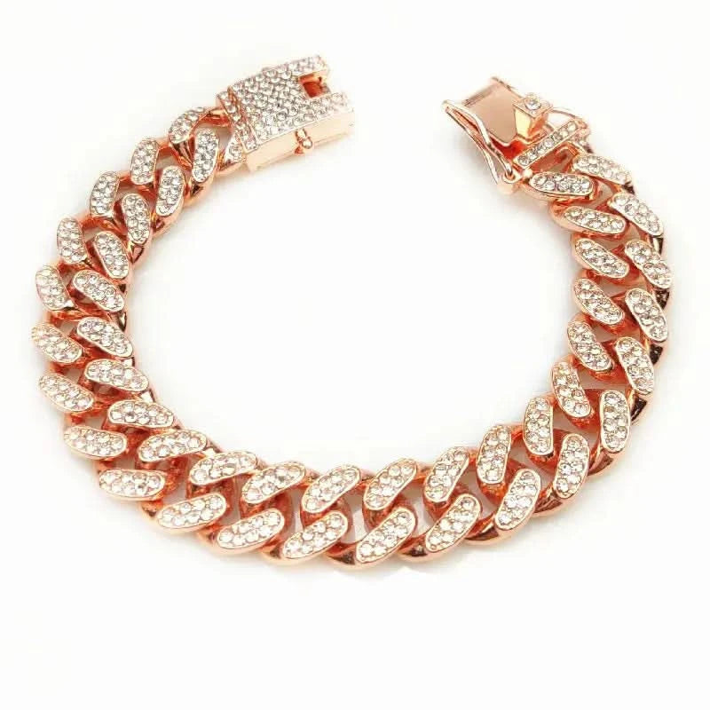Diamond Cuban Link Pet Collar Hoopreety Store