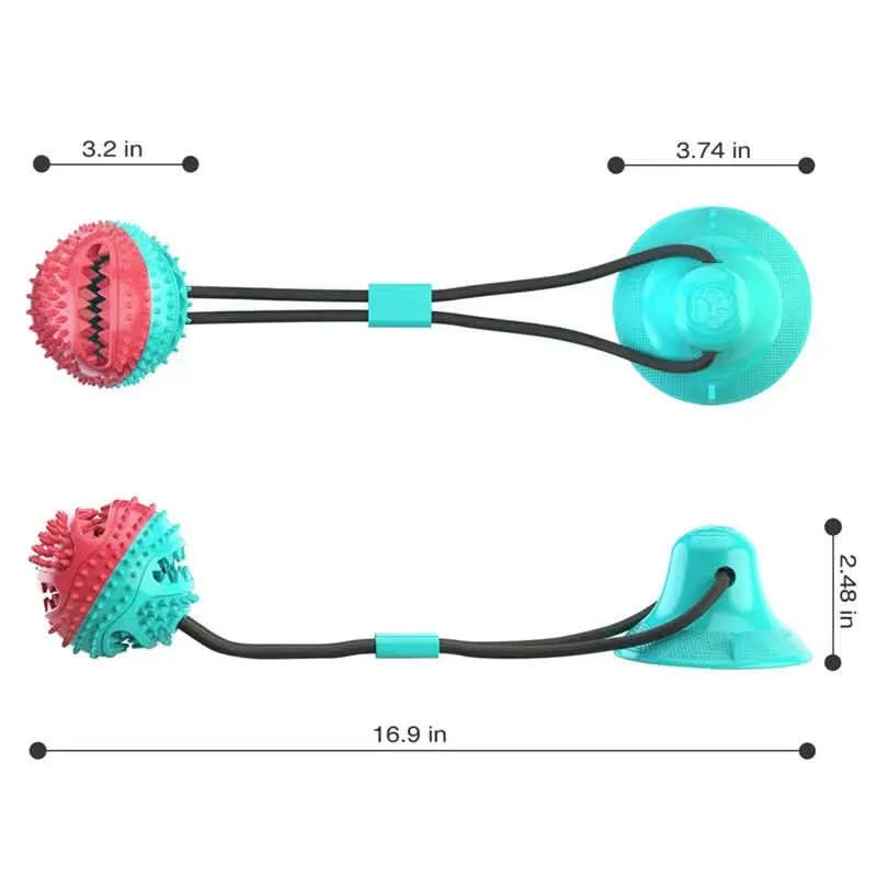 Suction Ball Interactive Dog Toy - Pets Best shop