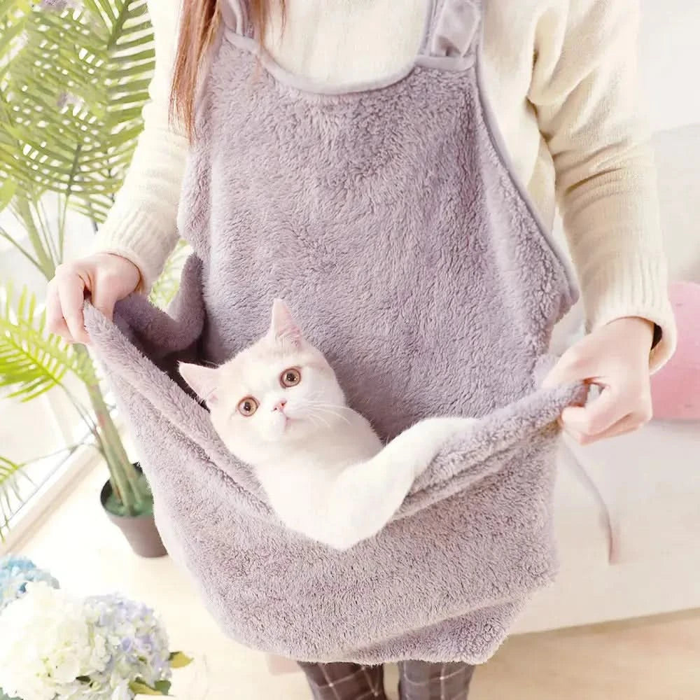 Pet Backpack for Dogs and Cats - Plush Dual Shoulder Bag My Store