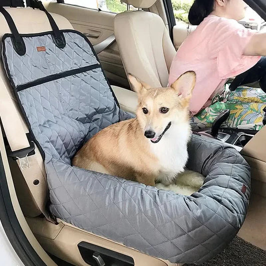 New Multifunctional Pet Car Bed with Thick Cushion My Store