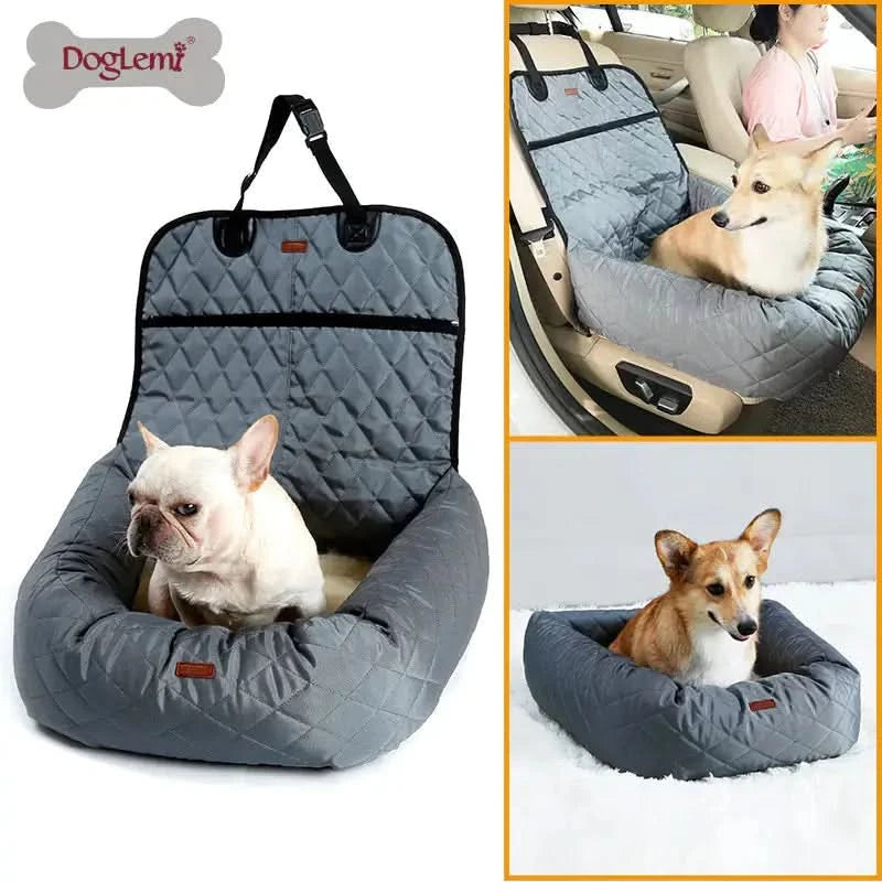 New Multifunctional Pet Car Bed with Thick Cushion My Store