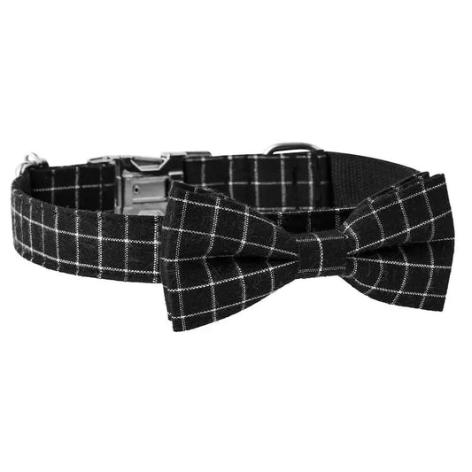 British Style Plaid Dog Collar with Alloy Socket My Store