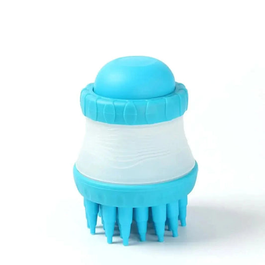 Dog Bath Brush with Massage Comb and Foot Cup My Store