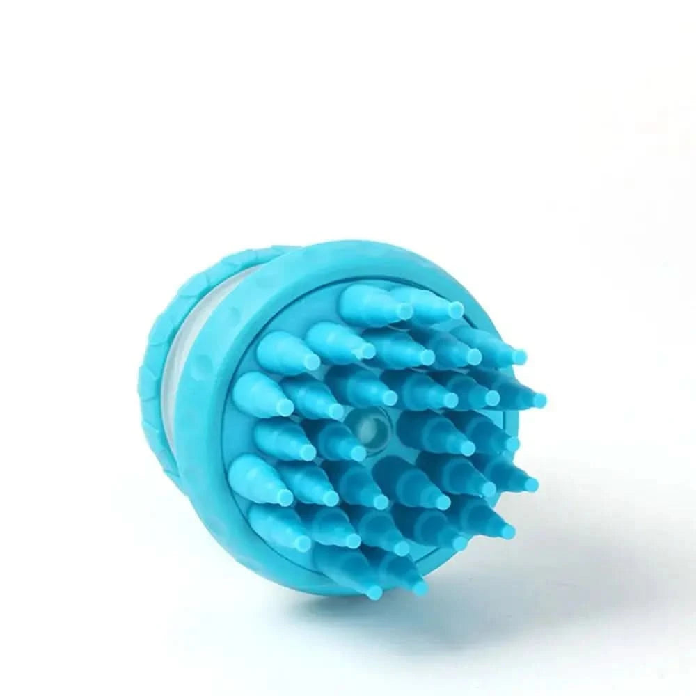 Dog Bath Brush with Massage Comb and Foot Cup My Store