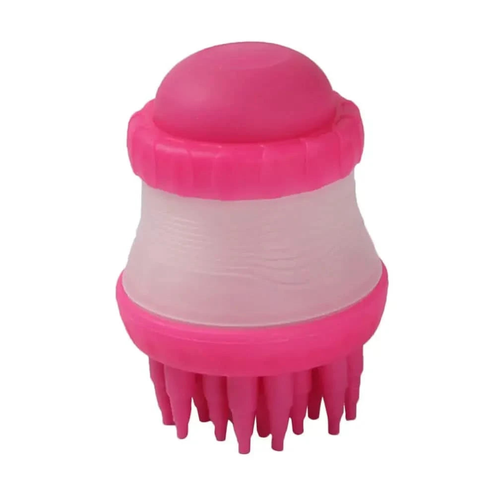 Dog Bath Brush with Massage Comb and Foot Cup My Store