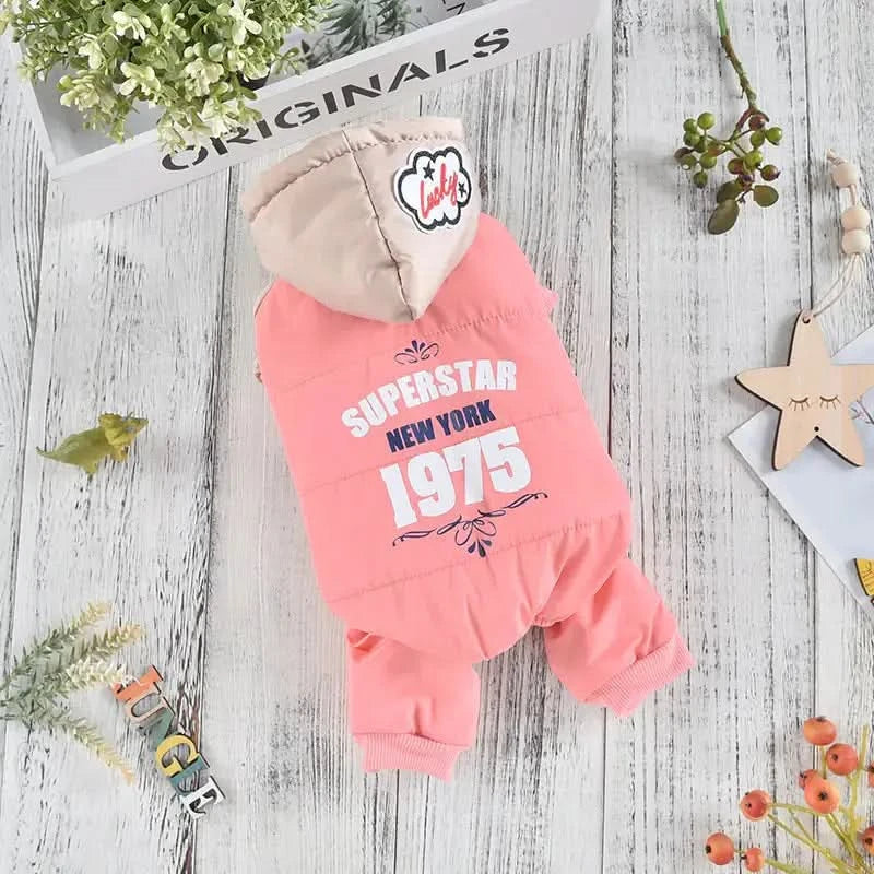 Thickened Cotton Padded Coat for Dogs My Store