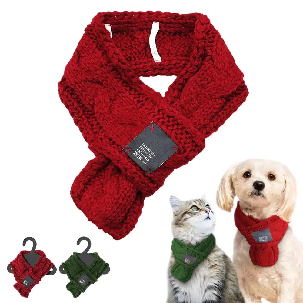 Thick Warm Scarf for Dogs - Cute Pet Scarf My Store