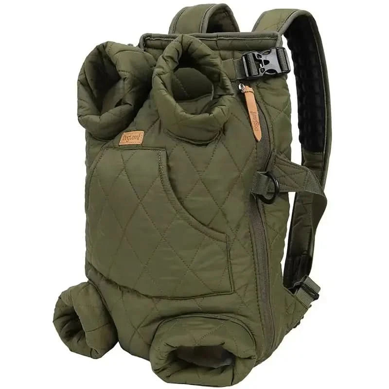 Winter Thickened Portable Pet Chest Backpack My Store