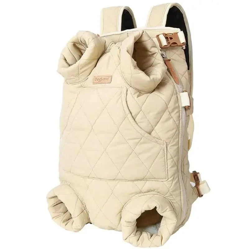 Winter Thickened Portable Pet Chest Backpack My Store