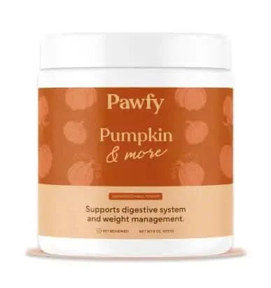 Pawfy Pumpkin for Dogs - Natural Fiber Supplement | Organic Pumpkin Powder for Dogs with Digestive Support | Supports Stomach Healthy Digestion - 100% Pumpkin Puree Fiber My Store