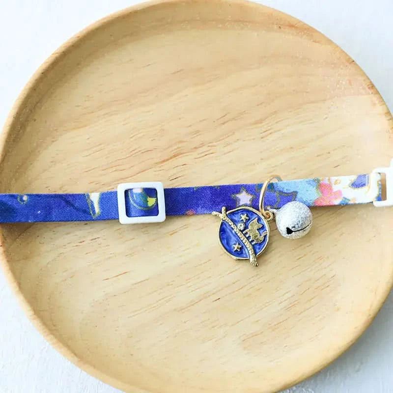Cute Cat Dog Collar with Silver Bell Anti-Lost Tag My Store