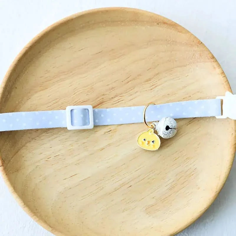 Cute Cat Dog Collar with Silver Bell Anti-Lost Tag My Store
