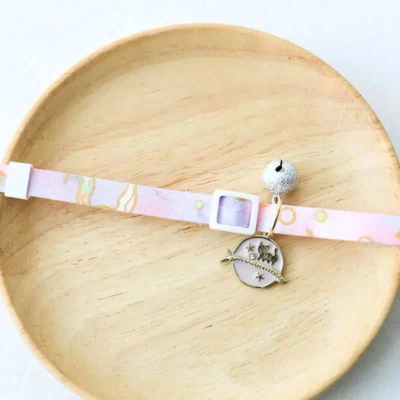 Cute Cat Dog Collar with Silver Bell Anti-Lost Tag My Store