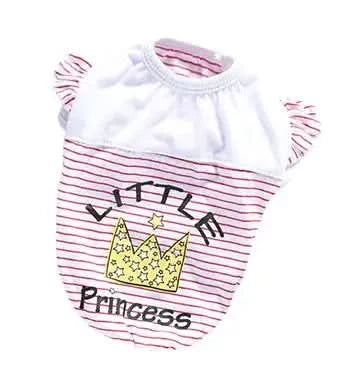 Striped Print Costume for Small Teddy Poodle Pomeranian My Store