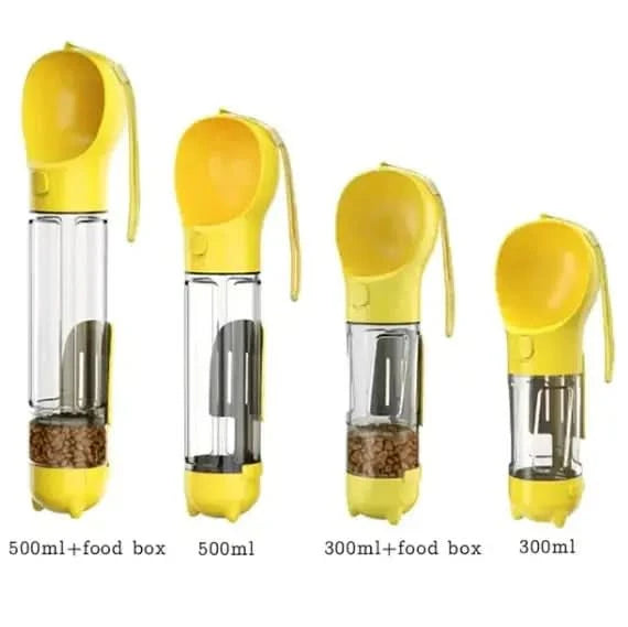 3-in-1 Portable Dog Water Bottle and Food Dispenser My Store