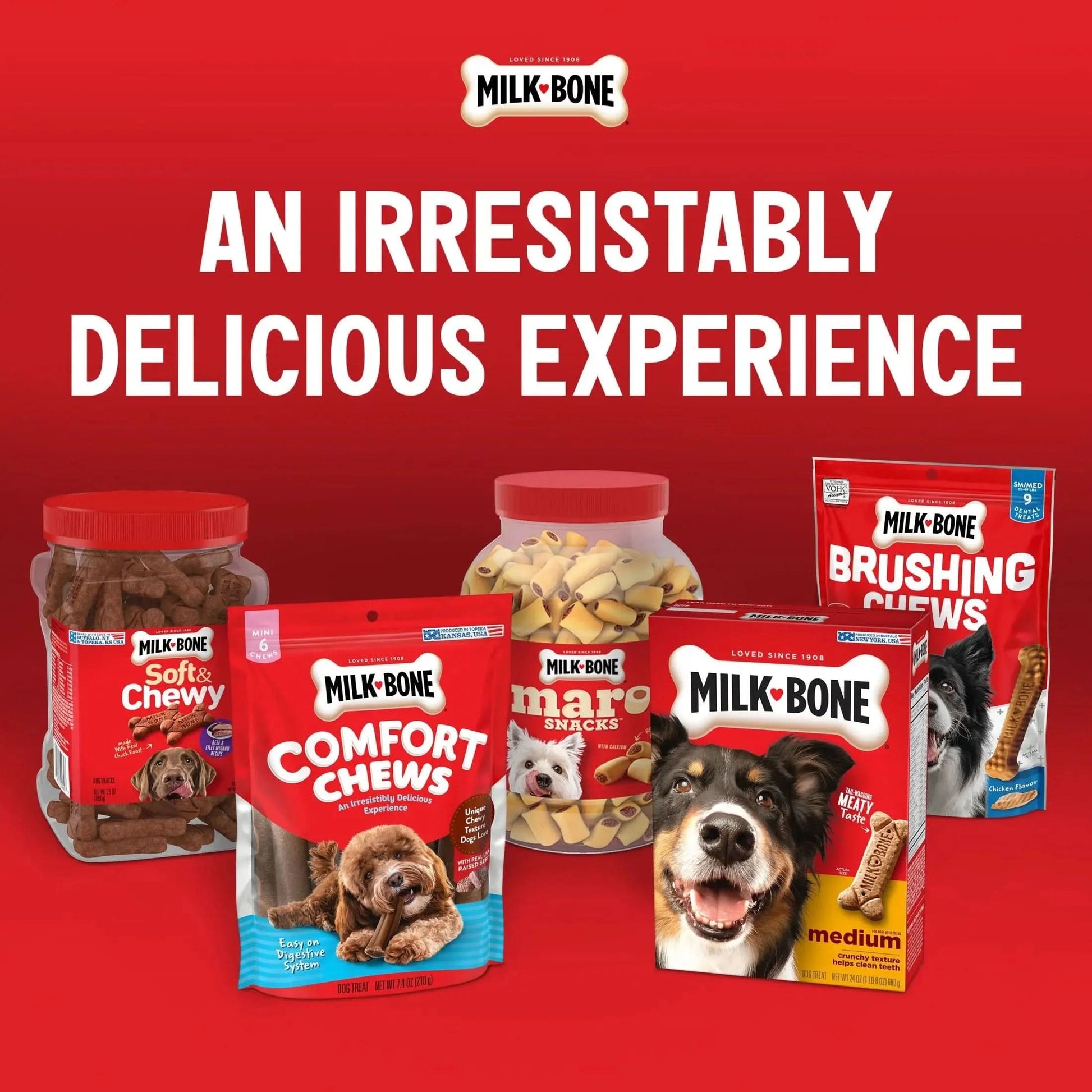 Milk Bone Peanut Buttery Bites Soft Dog Treats with Real Peanut Butter & Bacon, 11.8 Oz Bag