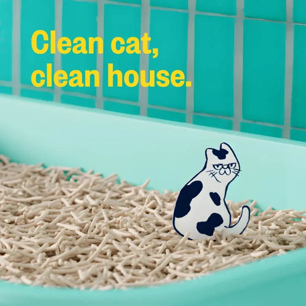 Business Cat Litter Unscented Clumping Natural 6 Lb Box