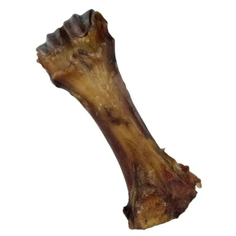 King Lou Whole Beef Shin Bone - 100% USA Grass Fed - Natural Dental Support & Chew Toy for Medium to Large Dogs - Single Ingredient - Slow Baked - No Fillers