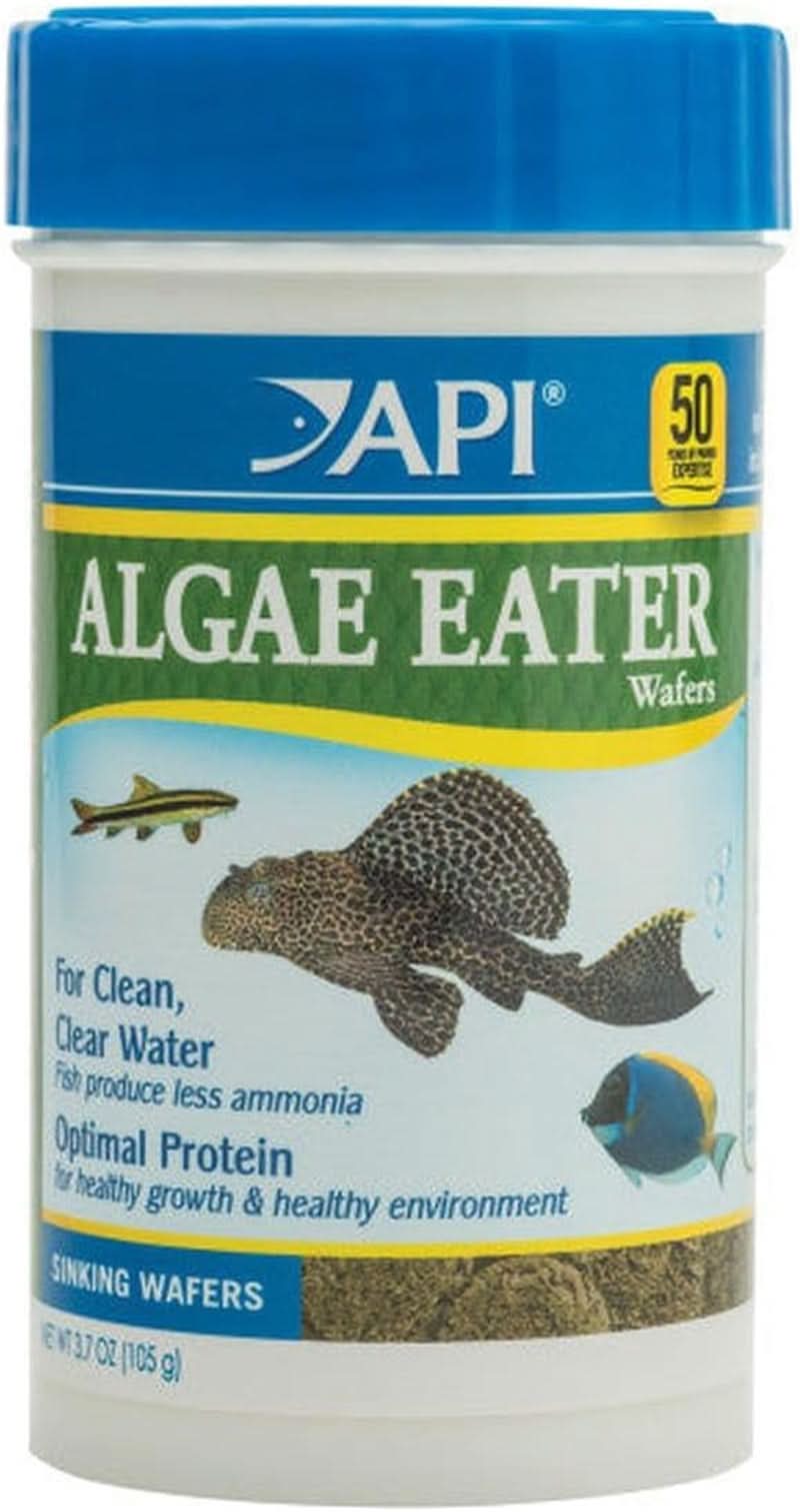Algae Eater Wafers - 3.7 Ounce Container of Algae Fish Food