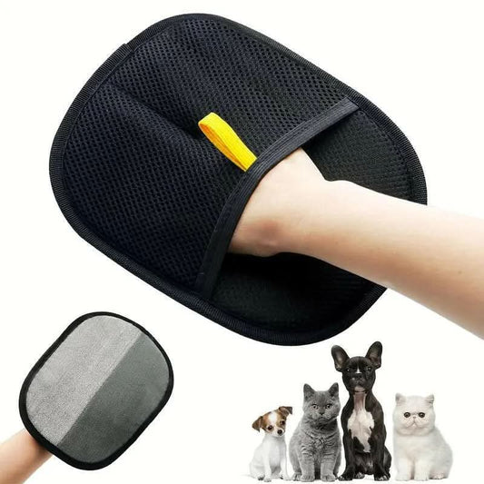 Gloves for Removing Pet Hair and Fluff - Featuring a Dual Brush Design, Specifically Designed for Cleaning Cat Hair, Reusable, Enhancing Comfort and Cleanliness in Your Home