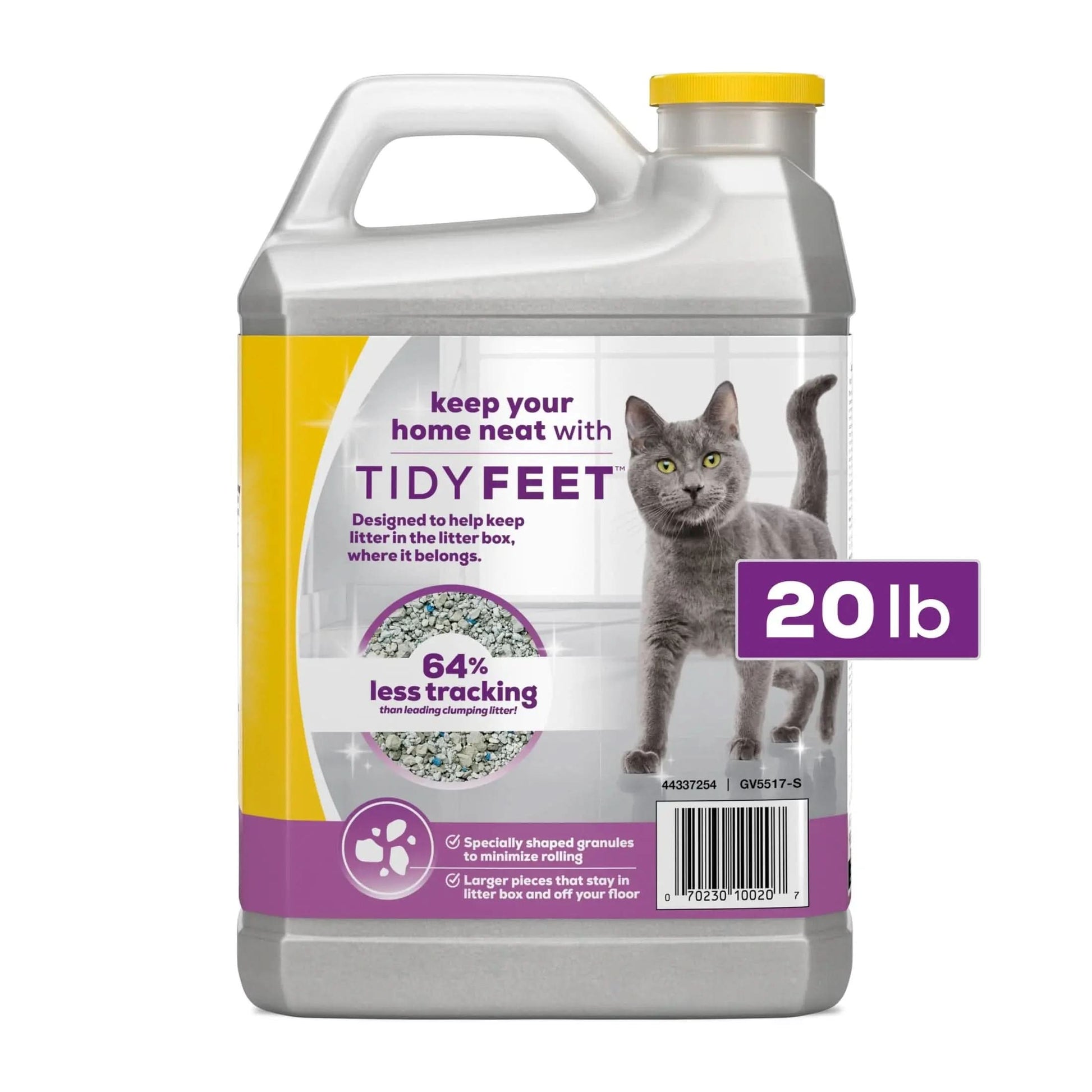 Purina  Tidy Feet Clumping Cat Litter, Low Dust, 24/7 Odor Control, 20 Lb. Jug