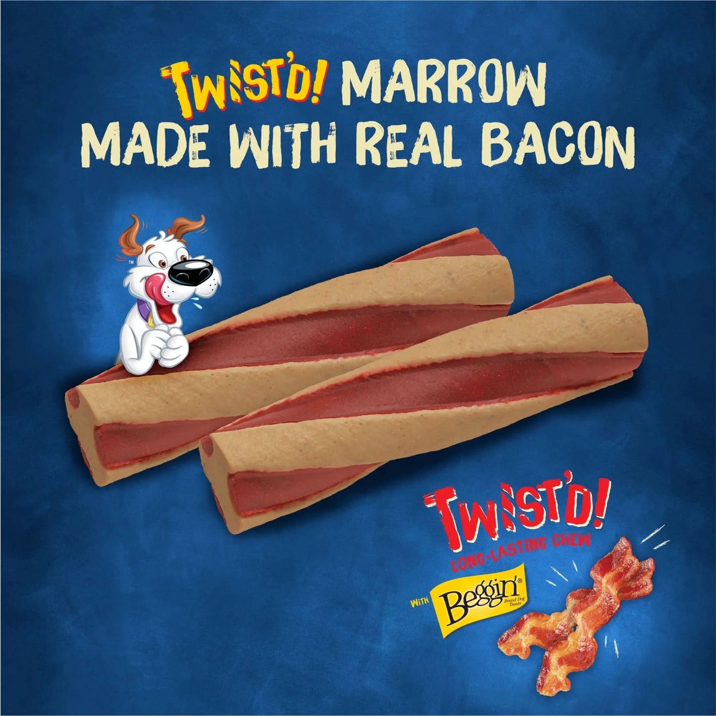 Purina  with Beggin' Twist'D Small & Medium Dog Treats with Bacon, 36 Oz Pouch (10 Count)