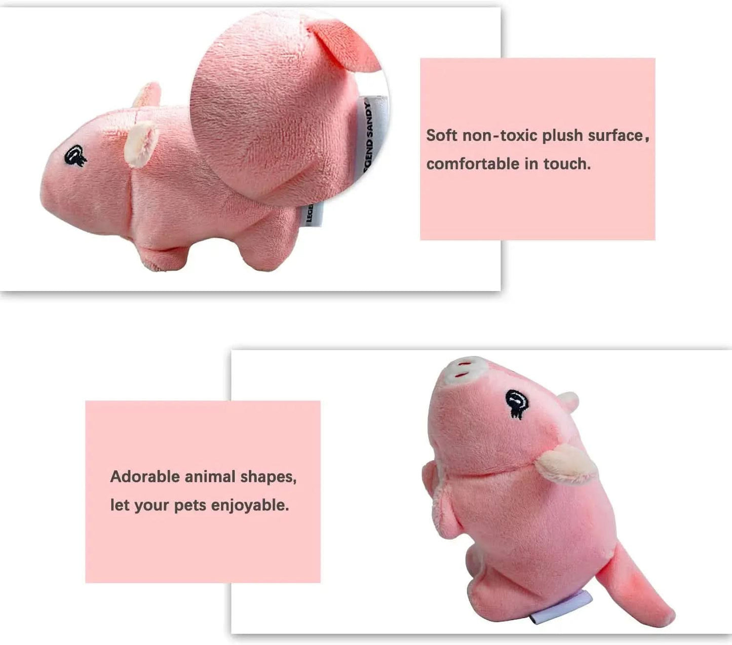 " Squeaky Plush Dog Toy Pack for Puppy, Small Stuffed Puppy Chew Toys 12 Dog Toys Bulk with Squeakers, Cute Soft Pet Toy for Small Medium Size Dogs"
